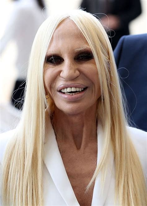 donatella versace designs 2017|donatella versace before and after.